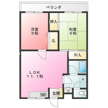 メゾンユーの物件間取画像